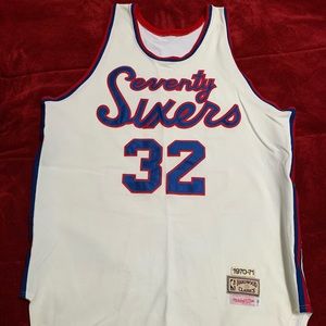 Philadelphia Sixers Billy Cunningham Mitchell & Ness jersey